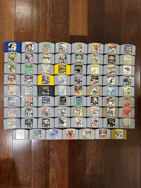 200 Authentic Nintendo 64 N64 GAMES Collection - Etsy