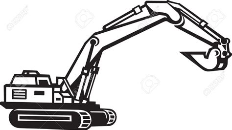 backhoe clipart black and white 20 free Cliparts | Download images on ...