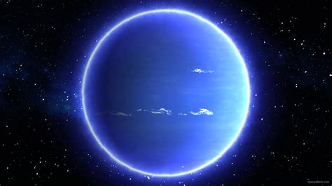 Beautiful View of Blue Planet Neptune from Space Timelapse | VJ Loops Farm