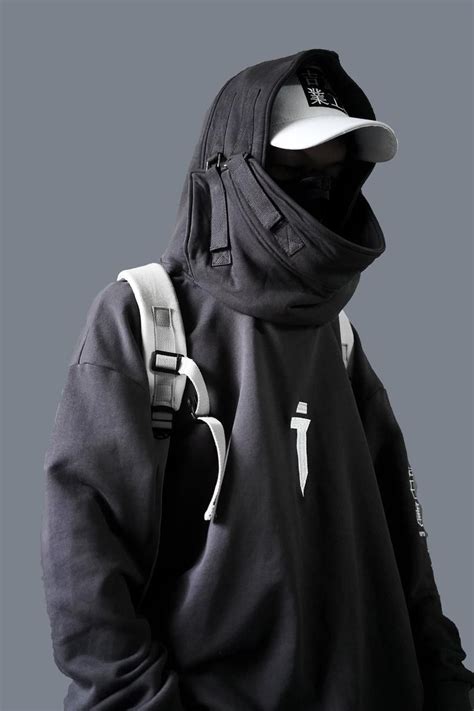 Japanese Cyberpunk Techwear Hoodie for Men Streetwear - Etsy ...