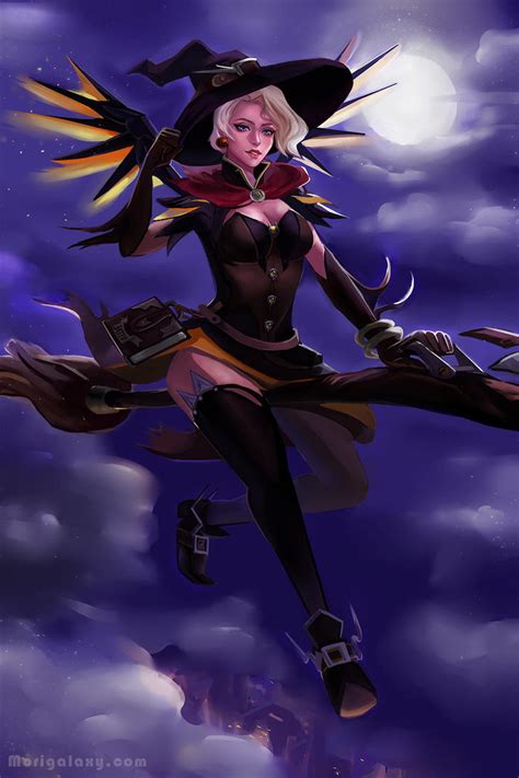 Witch Mercy by Morigalaxy on DeviantArt