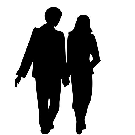 Couple Holding Hands Silhouette Free Stock Photo - Public Domain Pictures