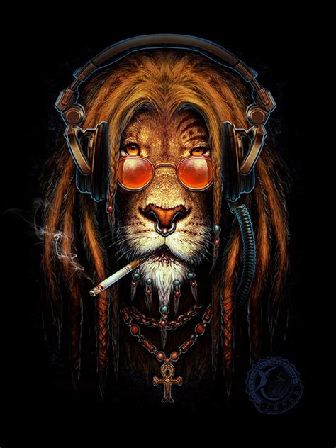 Lion rasta on Behance