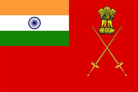 Flag of Indian Army Logo