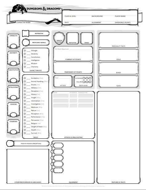 Character sheet helper to make characters easily. | Dnd character sheet ...