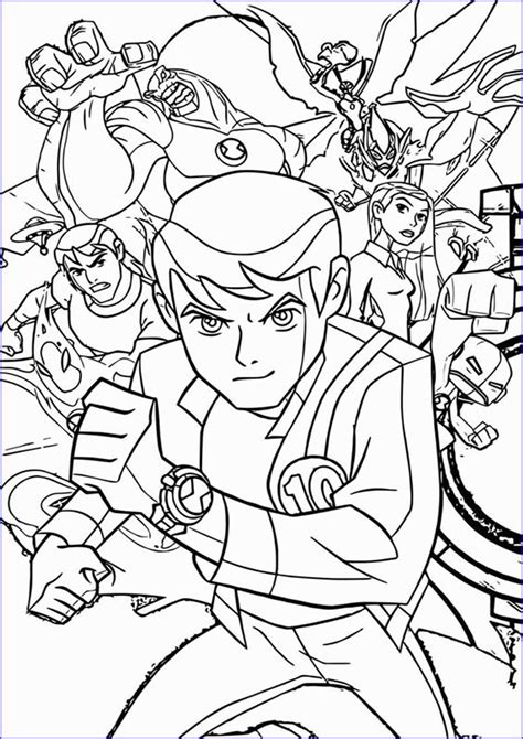 Ben 10 Coloring Pages - Free Coloring Pages Printables