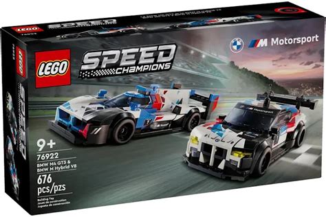 LEGO Speed Champions BMW M4 GT3 & BMW M Hybrid V8 Race Cars Set 76922 - IT