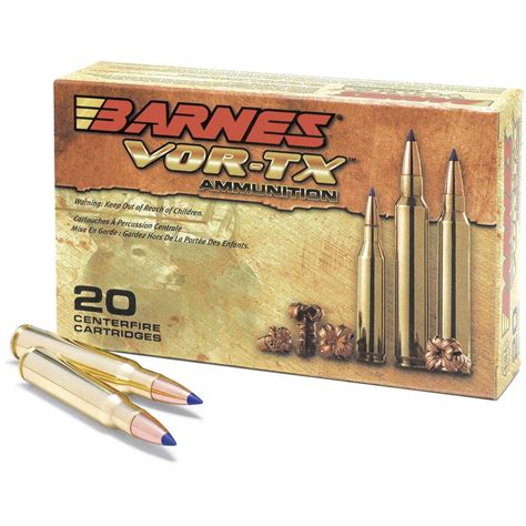 Barnes VOR-TX, .270 Winchester, TTSX-BT, 130 Grain, 20 Rounds - 223787 ...