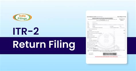 File ITR-2 Form | ITR-2 Form Filing Online - IndiaFilings