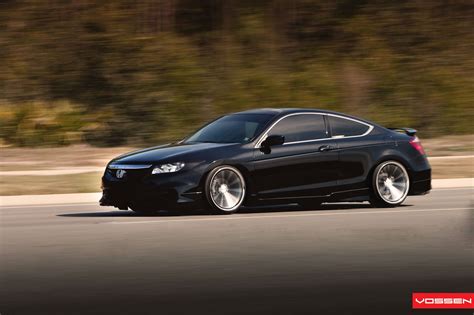 Black Honda Accord Modernized with Chrome Grille Black Honda Accord ...