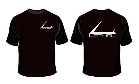 SHORT SLEEVE TEE - BLACK & WHITE - Lethal Products