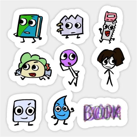 BFB BLEH GABOP Pack - Bfb - Sticker | TeePublic