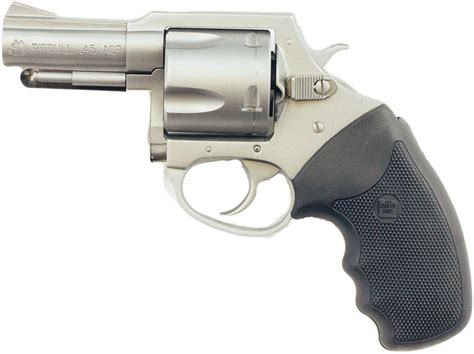 Charter Arms Pitbull 45 ACP Revolver 2.5" Barrel Stainless Steel Single ...