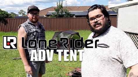 Lone Rider ADV Tent Setup - YouTube