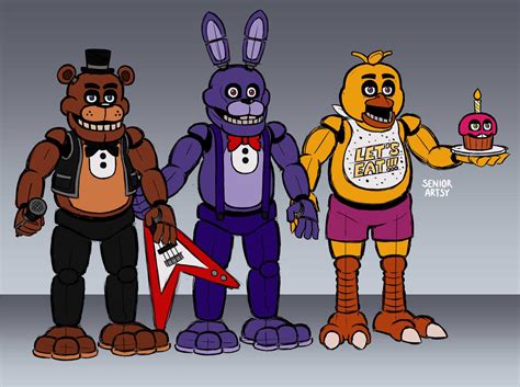 FNaF 1 Crew Concept Art (Happy 8th Anniversary!) : r/fivenightsatfreddys