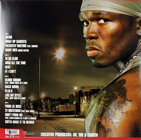 Lot Detail - 50 Cent Signed "Get Rich Or Die Tryin'" Vinyl Album Cover ...