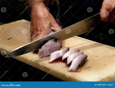 Cutting Fish Stock Images - Image: 10857424