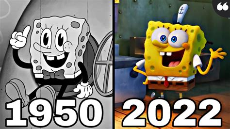 Evolution of SpongeBob SquarePants in Cartoons & Movies & TV ...