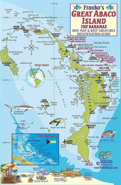 Map Of Abaco Bahamas - Map Of Caribbean