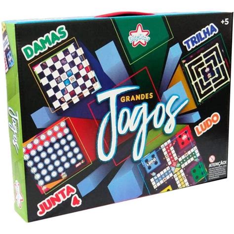 Jogo de Tabuleiro Coleção Grandes Jogos Clássicos - Big Star - UNICA ...