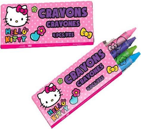 Amazon.com: Hello Kitty® Crayons | Party Favor | 48 Boxes: Toys & Games