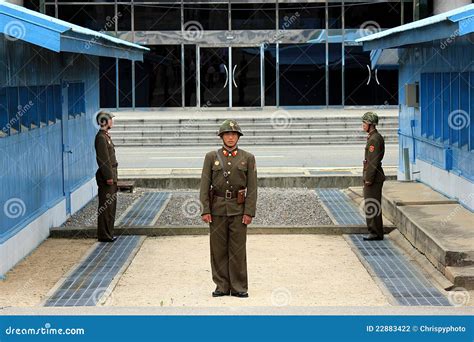 North Korean Soldiers in the DMZ Editorial Photography - Image of ...