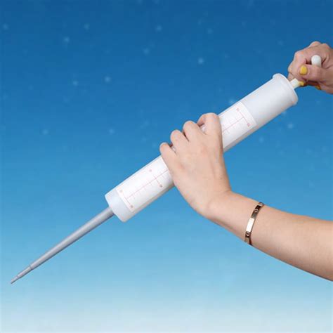 White Giant Prop Syringe Needle Cylinder Injector Syringe Fake Toy ...