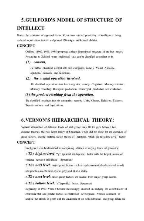 Theories of intelligence