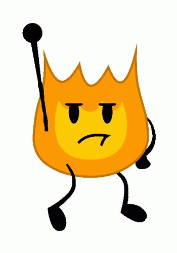 Bfdi Bfb Sticker - Bfdi Bfb Firey - Discover & Share GIFs