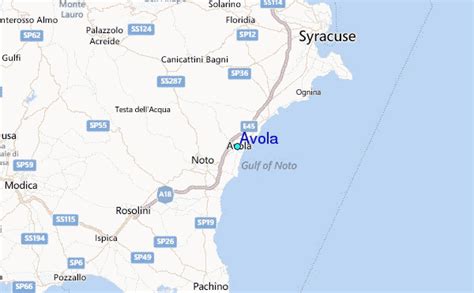 Avola Tide Station Location Guide