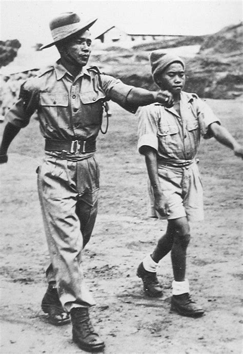 Teaching an Assam Regiment Recruit to March, 1943 (c) | Online ...