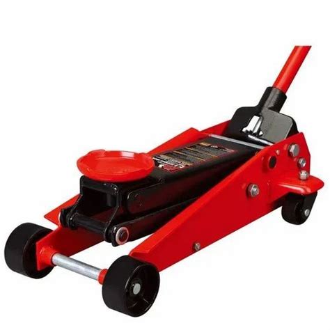 Big Red Alloy Steel Hydraulic Trolley Floor Jack 3 Ton, For Industrial ...