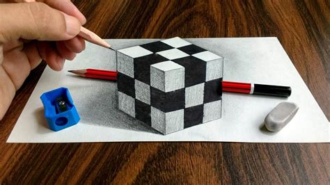 3d Cube Drawing