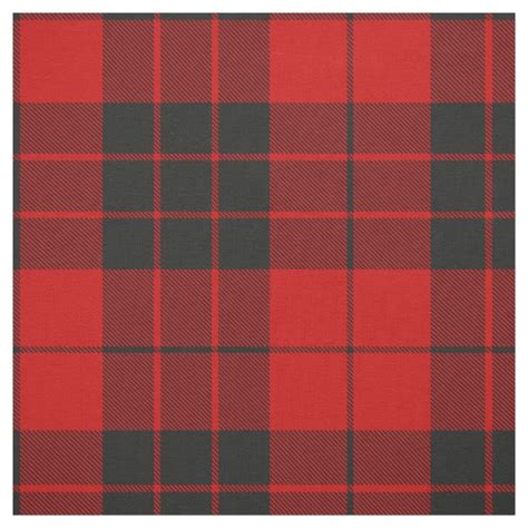 Clan MacLeod of Skye Tartan Fabric | Zazzle