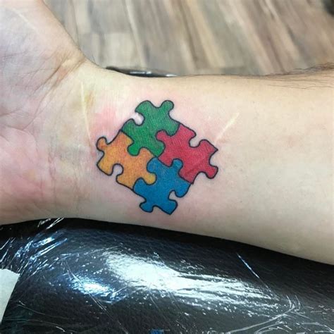 75+ Best Exclusive Puzzle Pieces Tattoos - Designs & Meanings (2019)