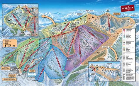 Park City Mountain Resort Trail Map | Utah Ski Maps