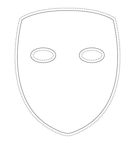 Mask Template Printable