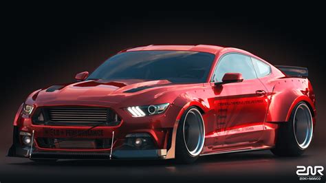 Ford Mustang Liberty Walk by nancorocks on DeviantArt