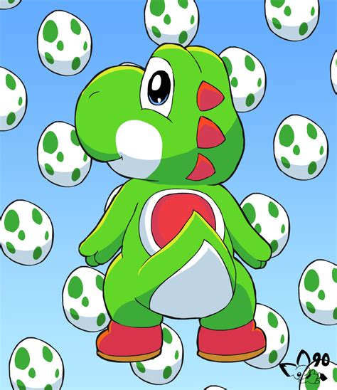 Just Yoshi by pichu90 on DeviantArt