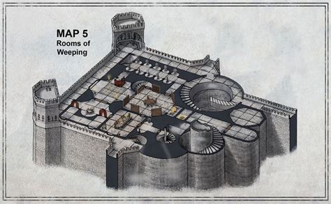 Map of castle ravenloft - librarymaq