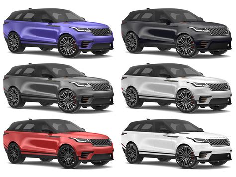 2018 Land Rover Range Rover Velar All Colors 3D model