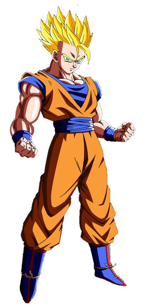 Gohan super saiyan 2 render by PrinceGohan227 on DeviantArt