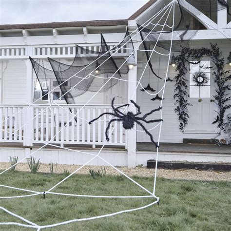 Halloween Giant Spider Web By Ginger Ray