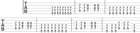 Chords and chord progressions in punk rock