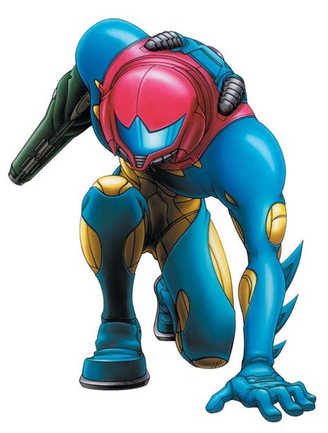 Metroid Fusion (2002) promotional art - MobyGames