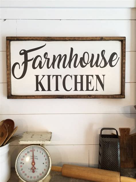 Farmhouse Kitchen Sign - Etsy