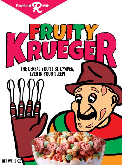 Classic Monster Cereals Reimagined With Modern Horror Movie Characters