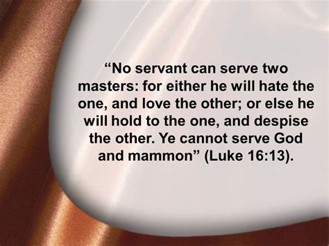 Prayer Pointers: Luke 16:13 - I Choose to Serve God