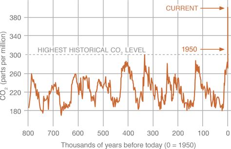 Los niveles actuales de CO2 : los más altos en 23 millones de años