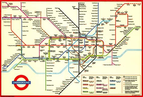 London Attraction Map With Tube – Uk Map - Printable Map Of The London ...